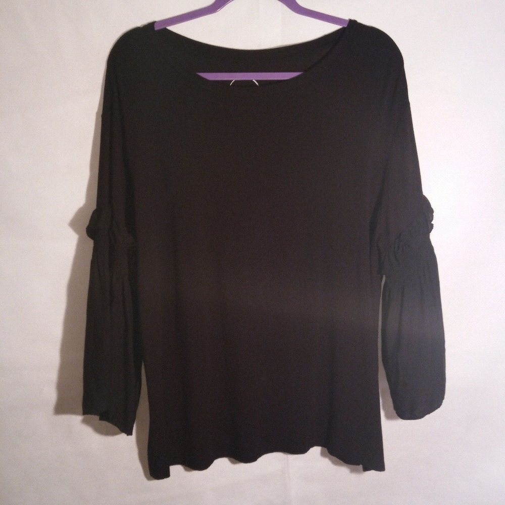 Inc International Concept black  shirt